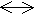 Doppelpfeil: horizontal